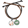 thumbnail image 1 of Japón Lucky Fortune gato Flor de cobre Pulsera Cuerda Mano Cadena Cuero Dinero Pulsera Unbranded M, 1 of 2
