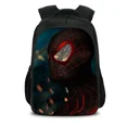 thumbnail image 5 of Figura de anime de Marvel Universos paralelos Spiderman Miles Morales Gwen Stacy Mochila para estudiantes para niños Mochila escolar Regalos de cumpleaños, 5 of 5