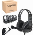 thumbnail image 1 of Auriculares Eduvy Espired con micrófono para aula (paquete de 12), 1 of 8