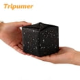 thumbnail image 6 of Tripumer 1 Roll Gold Foil Design Shiny Flakes Gift Wrapping Paper Roll 17 inch X 33 feet for Wedding Holiday Party Father’s Day Black, 6 of 7