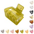 thumbnail image 2 of French Hair Claw Clip Small Solid Color Rectangle Hair Clamp Geometric Hair Claw, 2 of 10