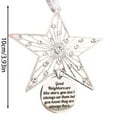 thumbnail image 2 of Good Neighbors are Like Stars Hanging Plaque,Metal Hanging Snowflake Decorations with Blessing Inscription,Love for Friend Family Neighbors, 2 of 5