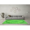 thumbnail image 3 of Ahgly Company Indoor Rectangle Abstract Green Modern Area Rugs, 7' x 10', 3 of 4
