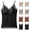 Beige, variant on Tank Tops for Women V Neck Sleeveless Solid Color Integrated Suspender Lace Tank Top