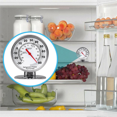 thumbnail image 3 of 4X Stainless Refrigerator Thermometer Freezer Temperature Gauge Mini Thermometer Grill for Home Kitchen Food,4 x Fridge Freezer Thermometer,Silver, 3 of 7
