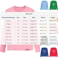 thumbnail image 3 of Girls Shirts Long Sleeve Spring Summer Fashion Printed Crewneck Tees Teen Clothes for Girls Size 2-14, 3 of 6