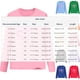thumbnail image 2 of TaTaai Unisex Printed Round Neck Pullover, Valentine's Day Gift Spring Summer Long Sleeved Base Shirt Gift, 2 of 6