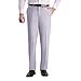thumbnail image 3 of Haggar Men's Solid Gab 4-Way Stretch Straight Fit Flat Front Dress Pant, 3 of 4