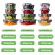 thumbnail image 2 of Juego de 24 Contenedores para Alimentos de Vidrio Borosilicato HOMBERKING, 2 of 7