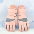 thumbnail image 2 of Winter Gloves Women Men, Thermal Ski Gloves for Cold Weather with Warm, Waterproof, Touchscreen for Running, Skiing,Color:Light Pink, 2 of 3