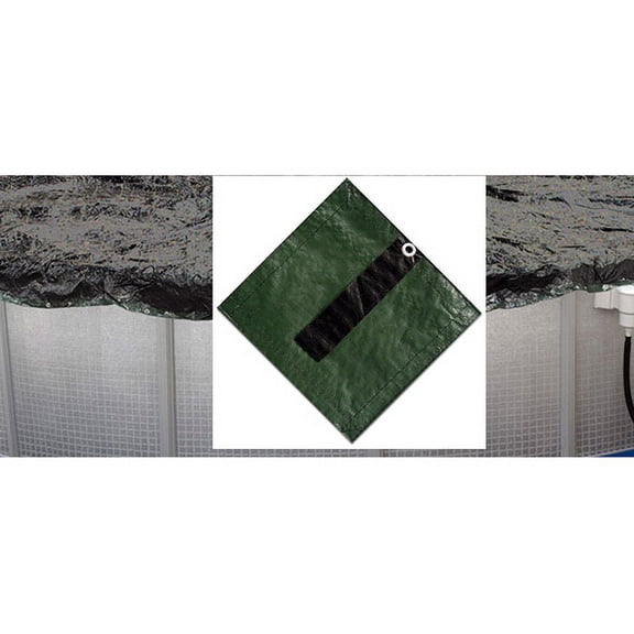 LifeSmart 16' x 32' Oval 12-Year Winter Pool Cover