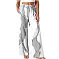 thumbnail image 2 of Jovrlynd Pajama Pants for Women Drawstring Elastic Waist Printed Loose Sleep Pants with Pockets Soft Casual Sleepwear, S-3XL, 2 of 6