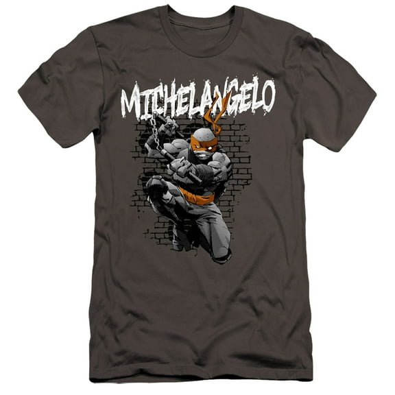 TMNT Teenage Mutant Ninja Turtles Unisex Adult Canvas Brand T Shirt