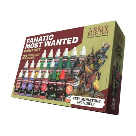 ARMY PAINTER WARPAINTS: FANATIC MOST WANTED PAINT SET