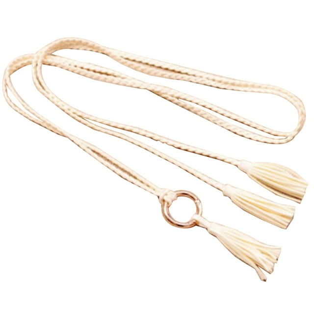 Coofit Ceinture en Corde Tressée Mode Créative Ceinture à Franges Ceinture de Robe pour Femmes