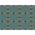 thumbnail image 1 of Ahgly Company Machine Washable Indoor Rectangle Transitional Seafoam Green Area Rugs, 7' x 9', 1 of 7