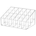 thumbnail image 3 of Soporte para lápiz labial, 24 espacios, organizador de lápiz labial acrílico transparente, soporte de exhibición, organizador de maquillaje cosmético para lápiz labial, pinceles, botellas 15*10,5*7,5, 3 of 5