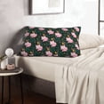 thumbnail image 6 of Yiaed Pink Sleeping Fox Print Brushed Microfiber Envelope Pillowcases, Standard,Envelope Closure Pillow Cases(Without Pillow Core)-20"x30", 6 of 6