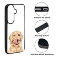 thumbnail image 2 of WIRESTER Shockproof Soft Rubber Cover Case for Samsung Galaxy S26+ / S26 Plus 6.7" 2026, Winking Golden Retriever Dog, 2 of 5