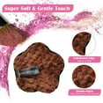 thumbnail image 3 of Borla de algodón para desmaquillar el rostro, de fibra de algodón con forma de estrella de cinco puntas, suave y agradable para la piel, 4 unidades, 3 of 5