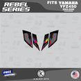 thumbnail image 3 of Kalair GFX Graphics Kit for Yamaha ATV YFZ450 CARBURATOR Rebel Series, 3 of 5
