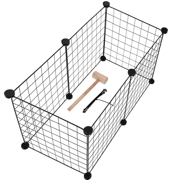 Tineasur 6-Pack Dog Puppy Cage Crate with Design for Pet Containment and Easy Assembly