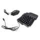 thumbnail image 1 of Combo De Teclado Y Mouse, Soporte Ajustable Para Teléfono Convertidor De Juegos Móviles 4 En 1 Teclado Para Juegos Con Una Sola Mano Salida De 5 V 2000 MA Con Cable Para, 1 of 7