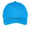 thumbnail image 2 of Port & Co Teen Unisex Regular Plain Cap Sapphire One Size Fits All, 2 of 3