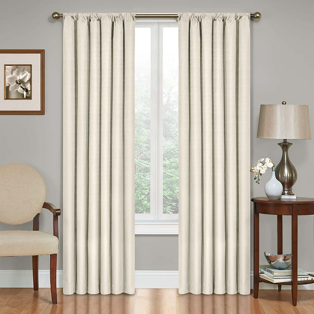 ECLIPSE Blackout Curtains for Bedroom Kendall Insulated Darkening