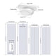 thumbnail image 2 of Kit de aire acondicionado con puerta corredera, aire acondicionado con puerta corredera, aire acondicionado portátil, kit de ventilación para ventana, acabado de lujo, 2 of 7
