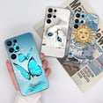 thumbnail image 2 of Funda de teléfono para Samsung S22 Ultra 5G, carcasa trasera suave de silicona transparente TPU parachoques para Samsung Galaxy ys22 Plus Ultra Capa Funda Fivean unisex, 2 of 2