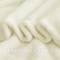thumbnail image 3 of NICETOWN Full Fleece Blanket Super Soft Lightweight Microfiber Flannel Blankets for Travel Camping Chair and Sofa, Cozy Luxury Plush Fuzzy Bed Blankets, Beige, 55"x78", 3 of 10