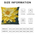thumbnail image 5 of Qinduosi Outdoor Yellow Throw Pillow Covers of Spring Summer Decorative Cushion Cases Home Décor Decorations for Patio Couch Chair Sofa,Daisy Floral White, 5 of 5