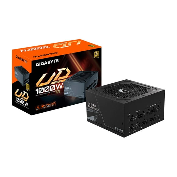 Fuente de Poder PC 1000w Gamer GIGABYTE 80 Plus Gold Modular negro