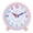 Pink, variant on Colorful Not Ticking Alarm Clock Analog Learning Clock For Children Students With Clear Number And Night Light Function