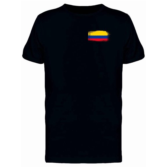 Brushstroke Colombia Flag Tee Men's -Image by Shutterstock