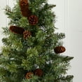 thumbnail image 5 of Nearly Natural Green 3' Christmas Tree with Pine Cones & Clear Lights, 5 of 6
