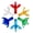 Assorted, variant on National Artcraft Flower Light Ornaments for Ceramic Trees - (90/pack) (Assorted)