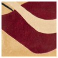 thumbnail image 2 of Contemporary Rug - Modern Art Polyester -Rust/Ivory-Color:Rust/Ivory,Design:Contemporary,Shape:Runner,Size:2'3" x 8', 2 of 3