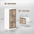 thumbnail image 3 of HOMCOM 3 Drawer File Cabinet with Lock Filing Cabinet for A4 Letter White, 3 of 10