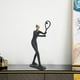 thumbnail image 4 of deportiva de resina, escultura de hombre deportivo, estatua de para y , colección de decoración inconfundible, adornos Bádminton BLESIY Figurilla abstracta, 4 of 8