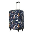 thumbnail image 2 of Haiem Animals And Wildflowers Luggage Cover Printed Suitcase Covers for Luggage Elastic Washable Suitcase Protector Fits 18-32 Inch Luggage-Large, 2 of 8
