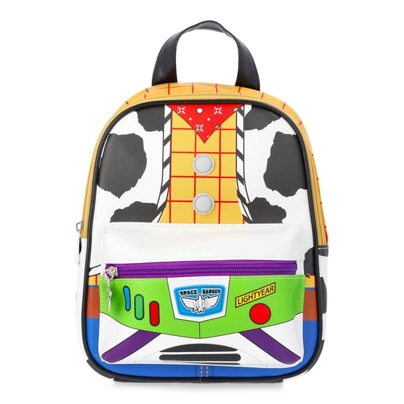 Disney Toy Story Women's Buzz Lightyear and Woody 11" Mini Backpack, Multi