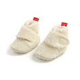 thumbnail image 6 of Baby Boys Girls Fleece Booties Infant Cotton Socks Newborn Soft Sole Winter Warm Stay On Slippers Non-Skid Cozy Crib Shoes, 6 of 10
