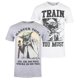 thumbnail image 1 of Star Wars - Camiseta de Yoda para Hombre - Pack de 2 (Gris, Blanco), 1 of 2