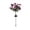 Purple, variant on Floral, Illuminating - Artificial Plant Solar Stake Light, Waterproof Outdoor Landscape Decor for Family Yard Patio Pathway (27.6 Inch)