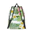 thumbnail image 3 of Balery Tropical Flamingo Vintage Canvas Backpack for Men and Women - Large Capacity, Durable Travel Laptop Bag for School, Work, Hiking, and Outdoor Activities, 3 of 7