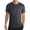Grid Black, variant on Men's and Big Men's Workout Shirt Athletic Core Shirt Quick Dry Moisture Wicking Short Sleeve Performance T-Shirt Stripe Gradient Green,Sizes S-3XL