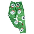 thumbnail image 2 of Buddy the Elf Snowflakes Candy Cane Christmas Green Lounge Pants, 2 of 7