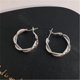 thumbnail image 1 of Pendientes de aro geométricos simples Pendientes de aro redondos para mujeres niñas (dorado) LingWen 8390606073853, 1 of 1
